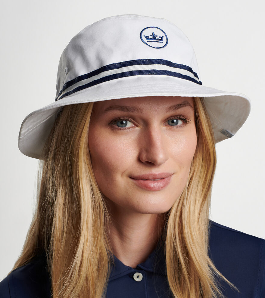 Peter Millar Crown Seal Oxford Bucket Hat image number 5