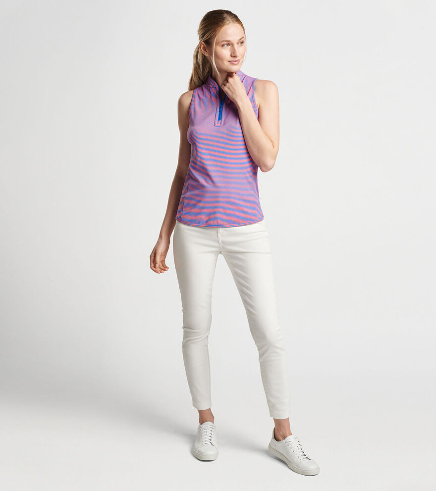 Vista Stripe Shirley Sleeveless Polo image number 2