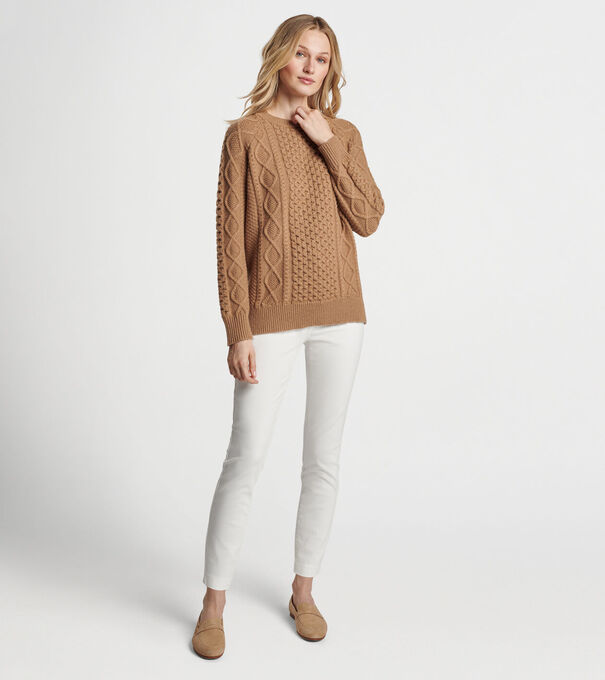 Grace Cable Knit Crew Jumper