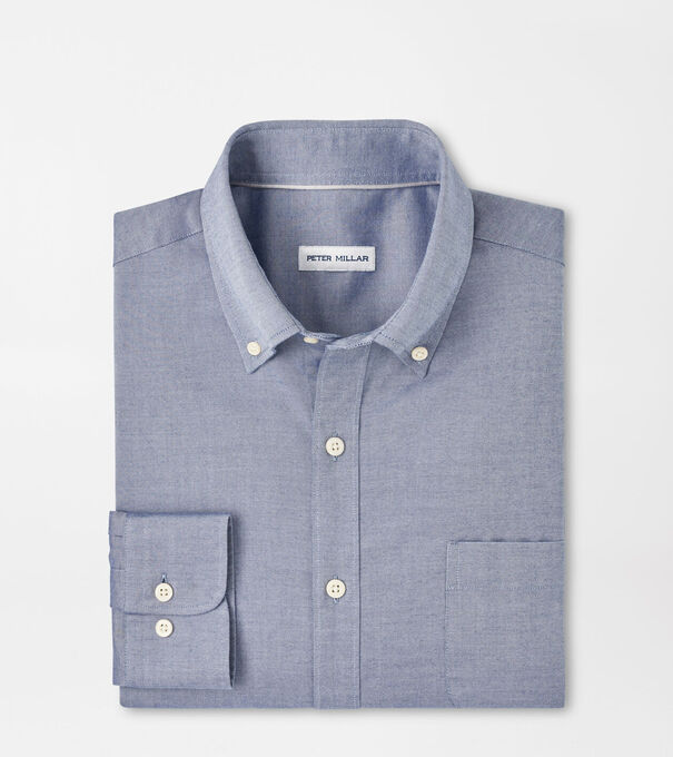 Campbell Perfect Pinpoint Cotton-Stretch Shirt