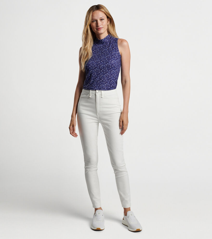 Karlie Stretch Sateen High Rise Trouser image number 2