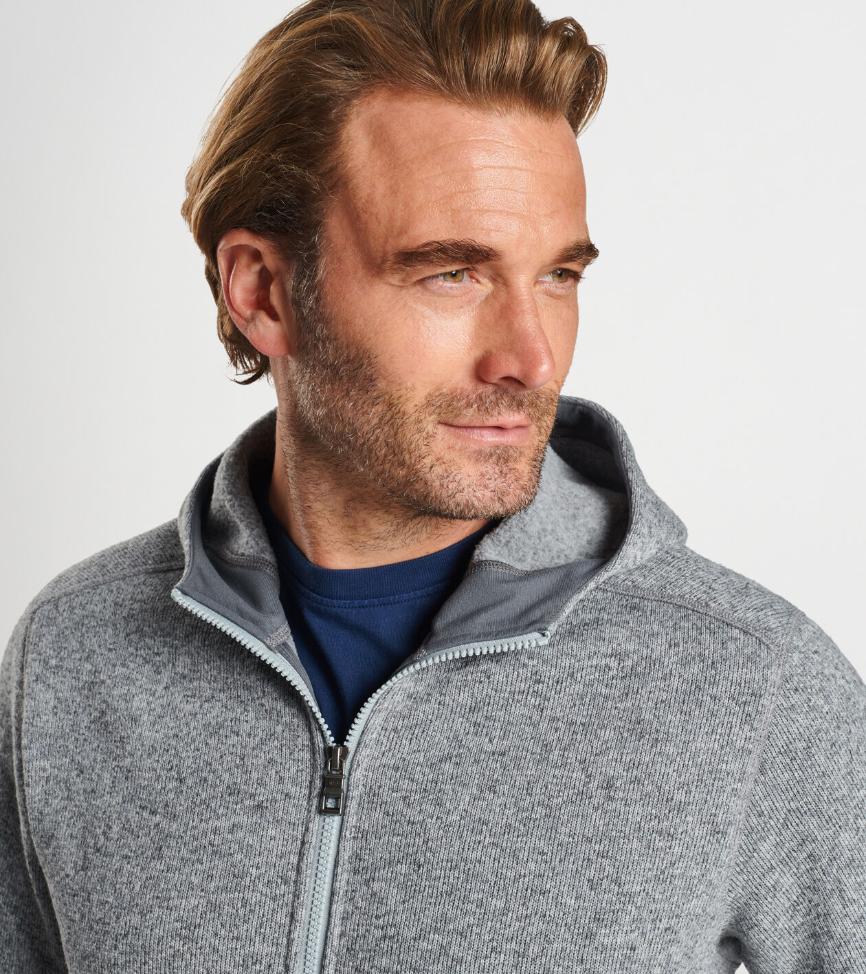 Fleece zip sales up jumper