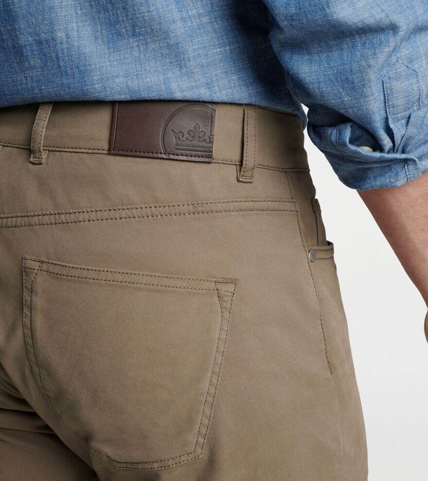 Delvin Twill Five-Pocket Trouser image number 4