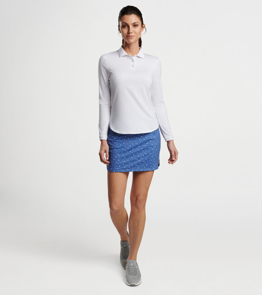 Opal Long-Sleeve Stretch Jersey Polo image number 2