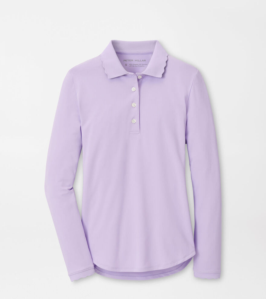 Opal Long Sleeve Stretch Jersey Polo image number 1