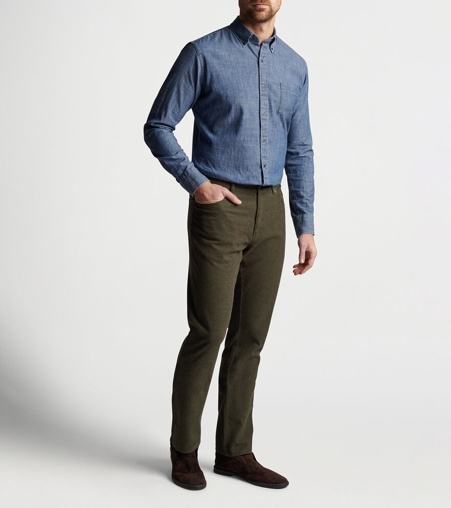 Cotton Flannel Five-Pocket Trouser image number 2