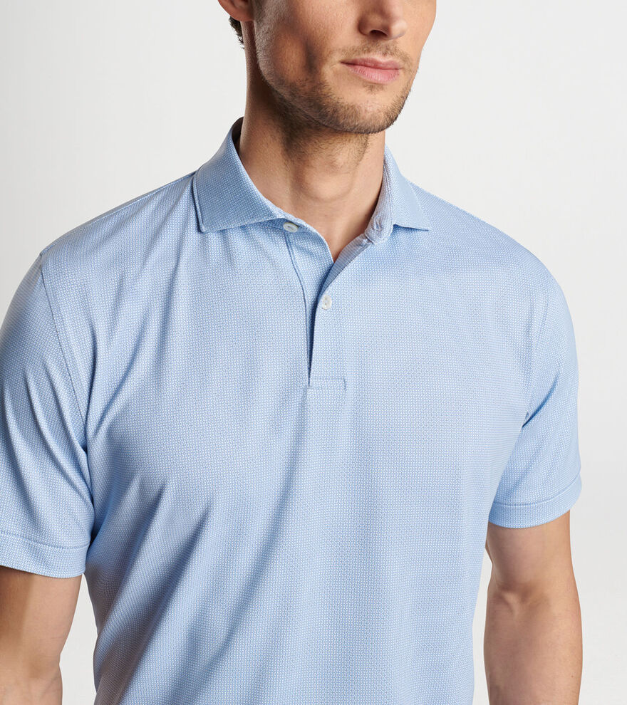 Delancey Dot Performance Jersey Polo image number 5