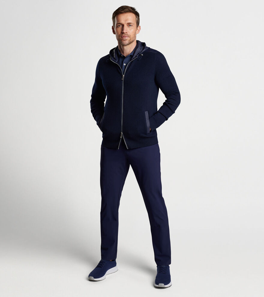 Holdridge Hybrid Full-Zip Hooded Jumper image number 2