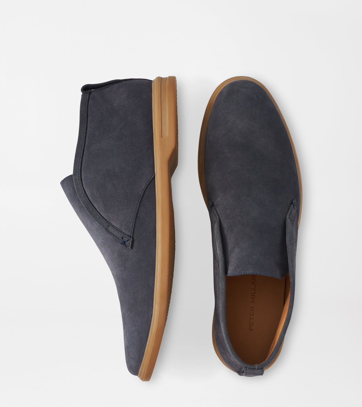 Laceless chukka sales boots