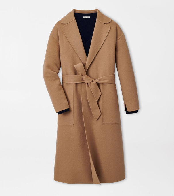 Women's Artisan Crafted Cashmere Belted Coat