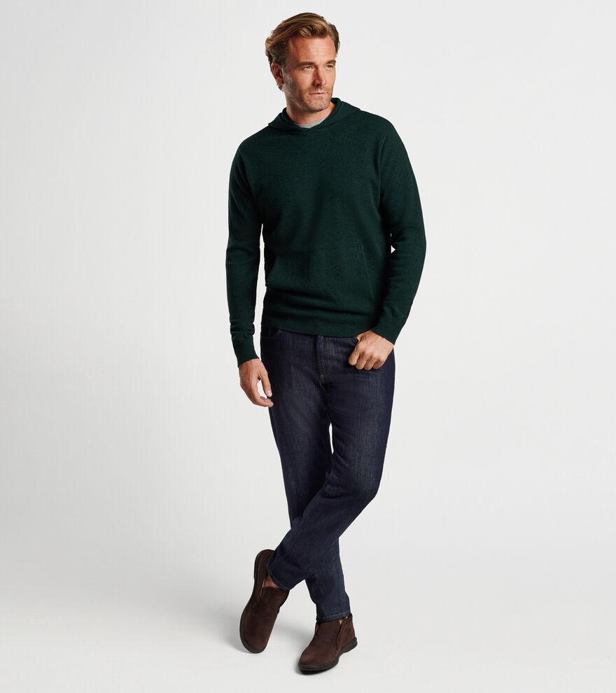 Conway Wool Cashmere Popover Hoodie | Men's Sweaters | Peter Millar