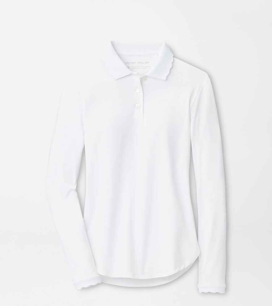 Opal Long-Sleeve Stretch Jersey Polo image number 1