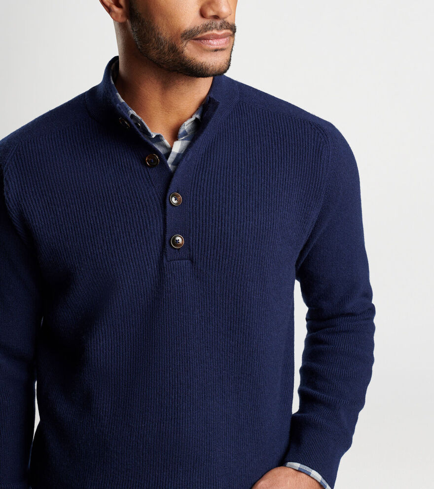 Ruxton Rib Button Mock Jumper image number 4