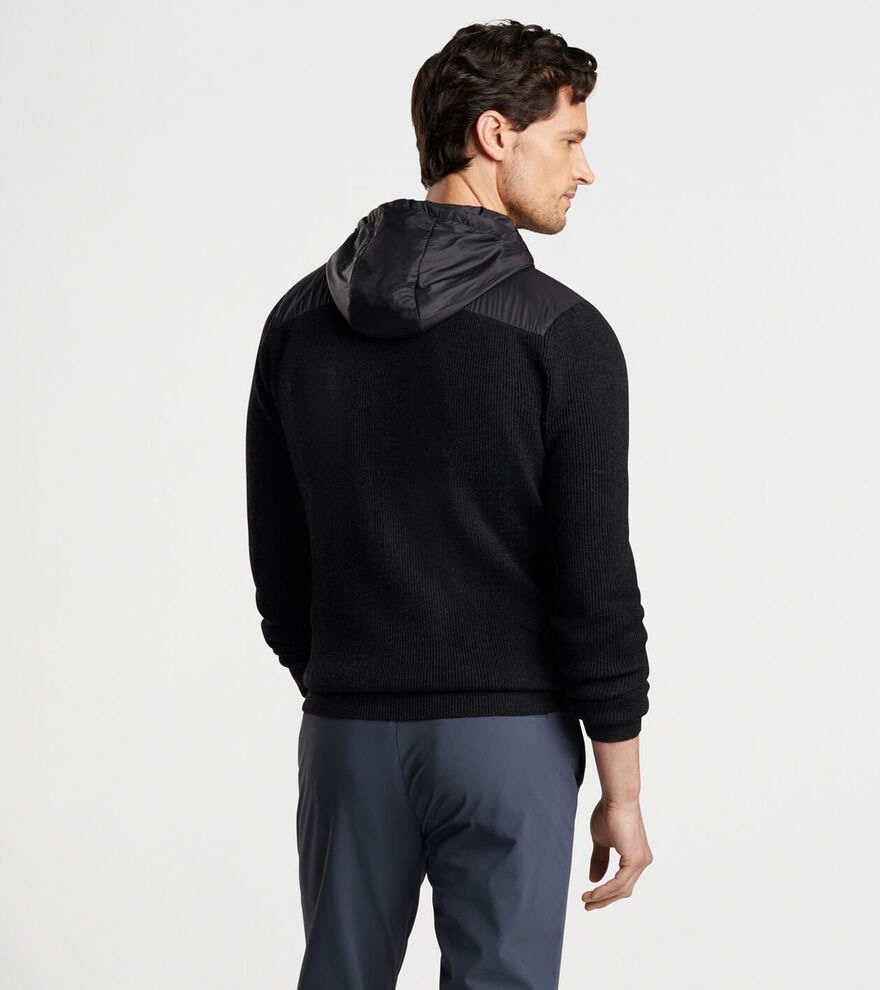 Holdridge Hybrid Full-Zip Hooded Jumper image number 3