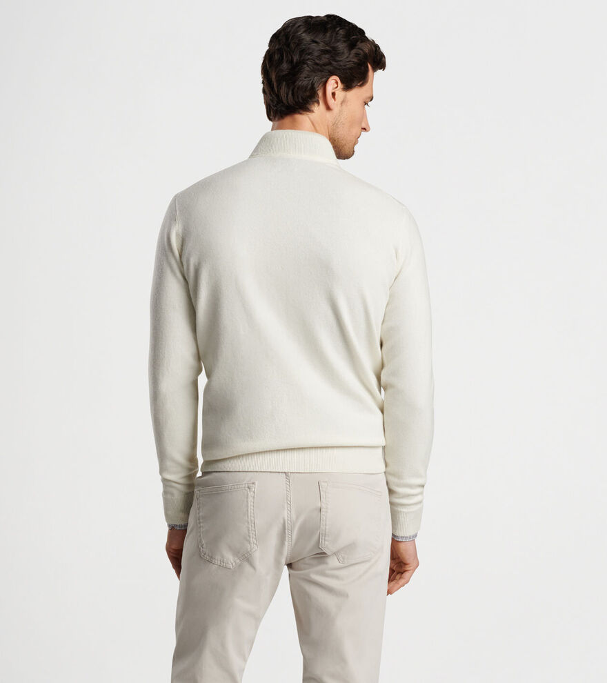 Artisan Crafted Cashmere Flex Quarter-Zip image number 4