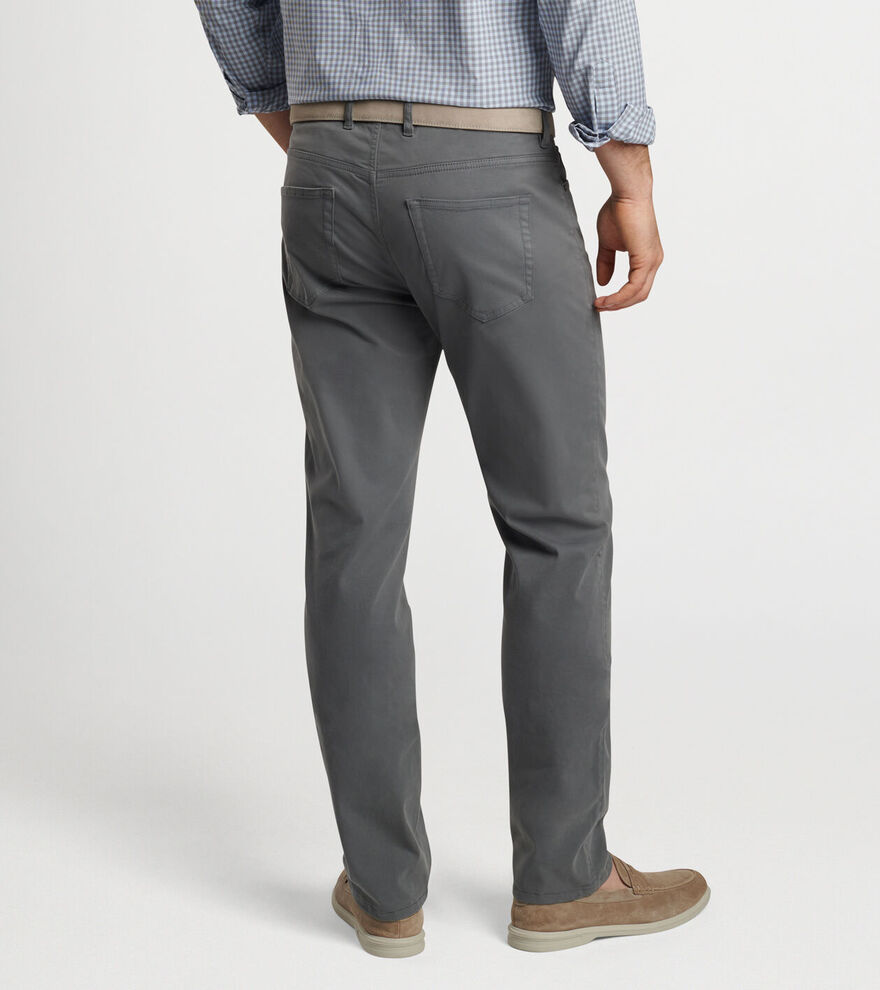 Signature Sateen Five-Pocket Trouser image number 3