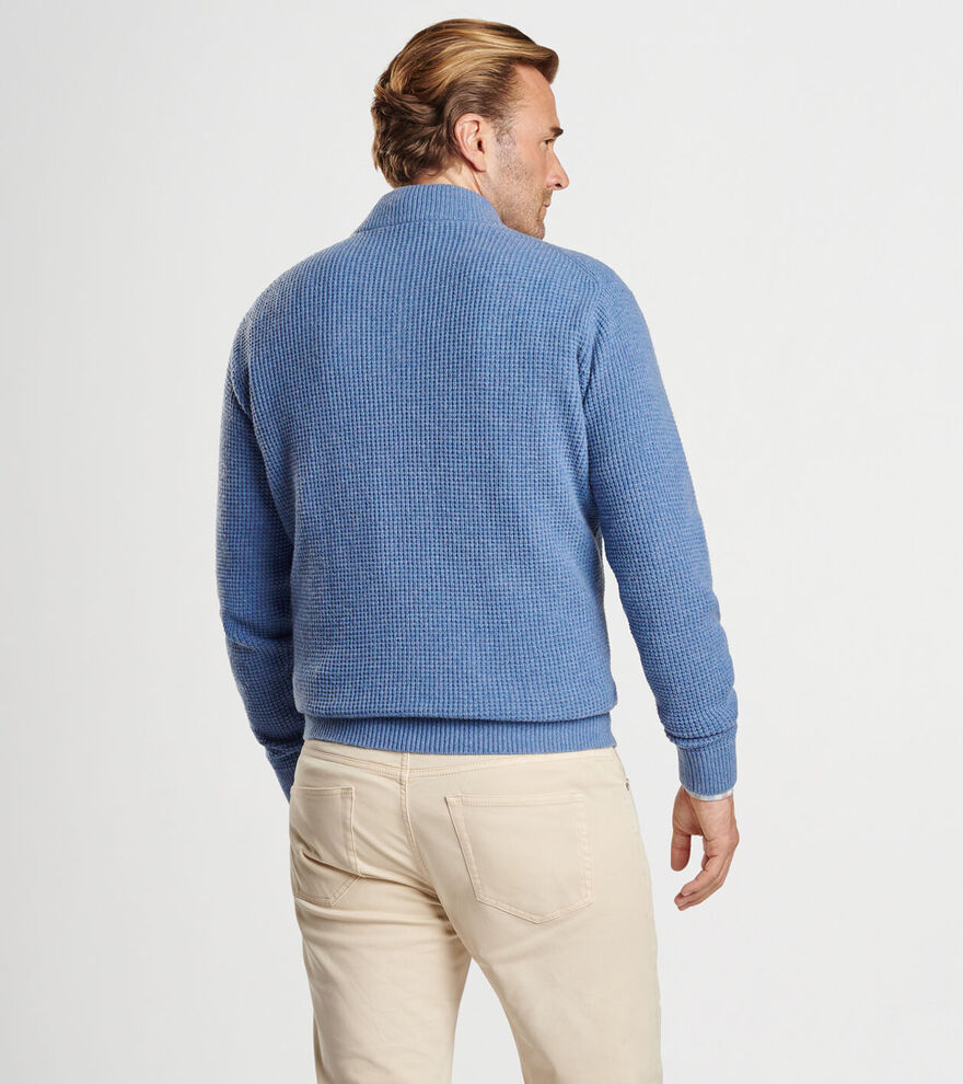 Crescent Waffle Quarter-Zip Jumper image number 3