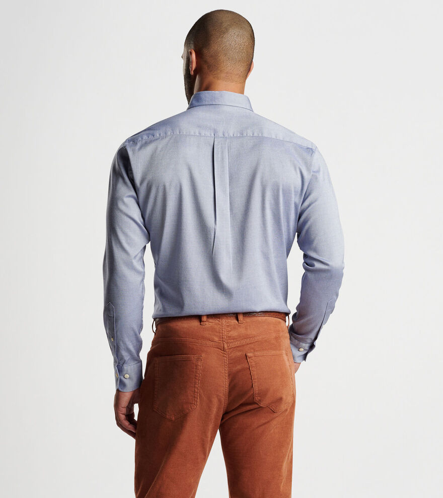 Campbell Perfect Pinpoint Cotton-Stretch Shirt image number 3