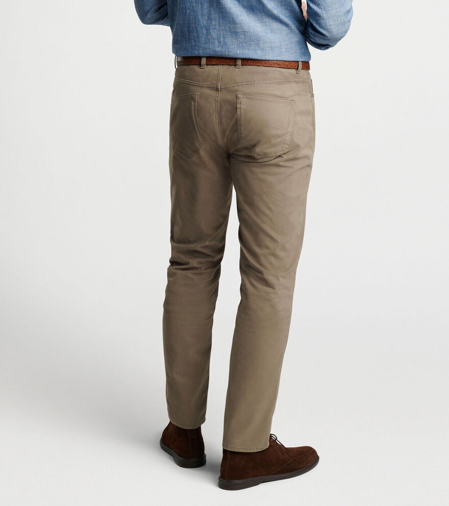 Delvin Twill Five-Pocket Trouser image number 3