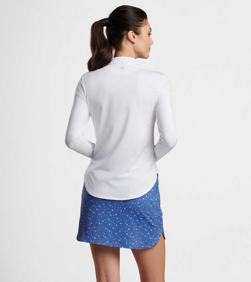 Opal Long-Sleeve Stretch Jersey Polo image number 3