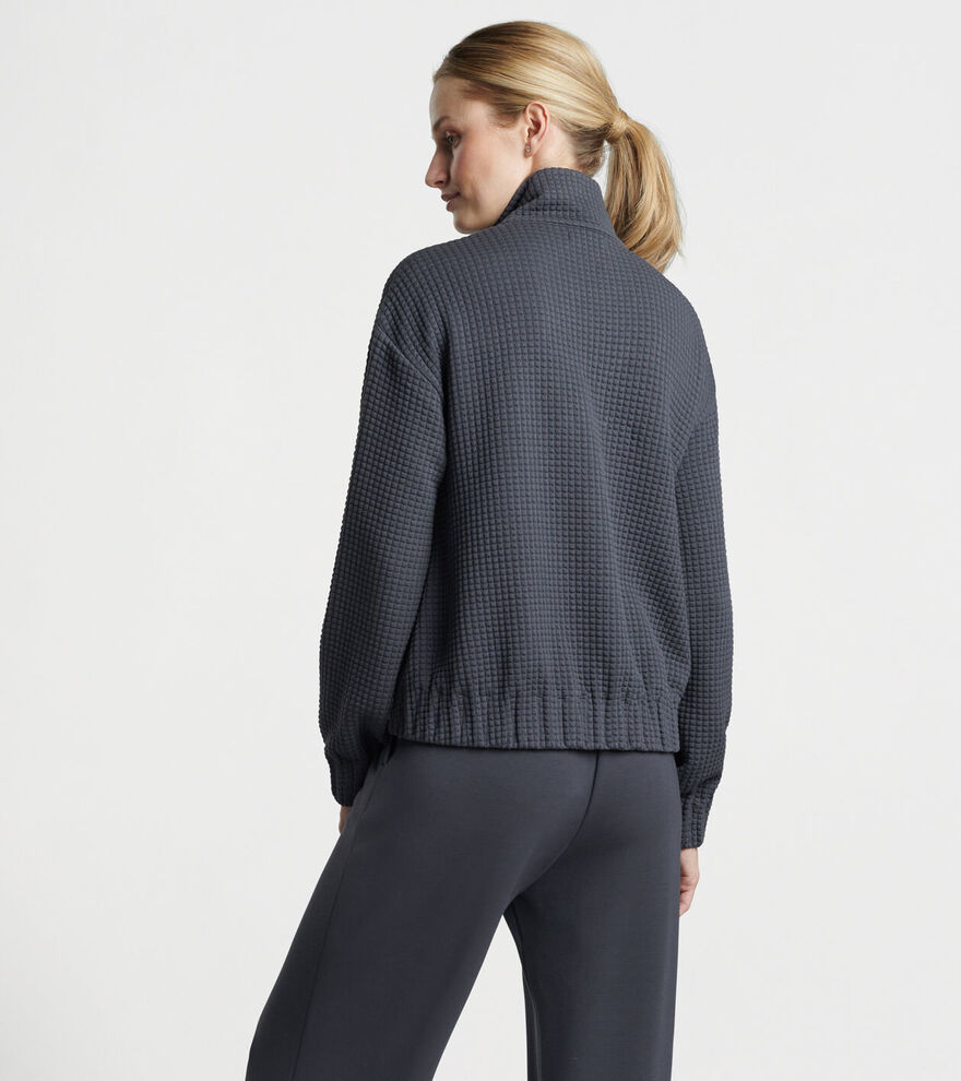 Flora Knit Jacquard Full Zip Layer image number 3