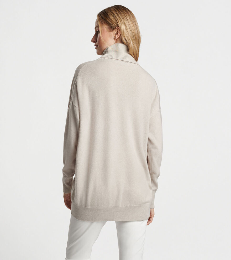 Women's Artisan Crafted Cashmere Turtleneck Jumper image number 3