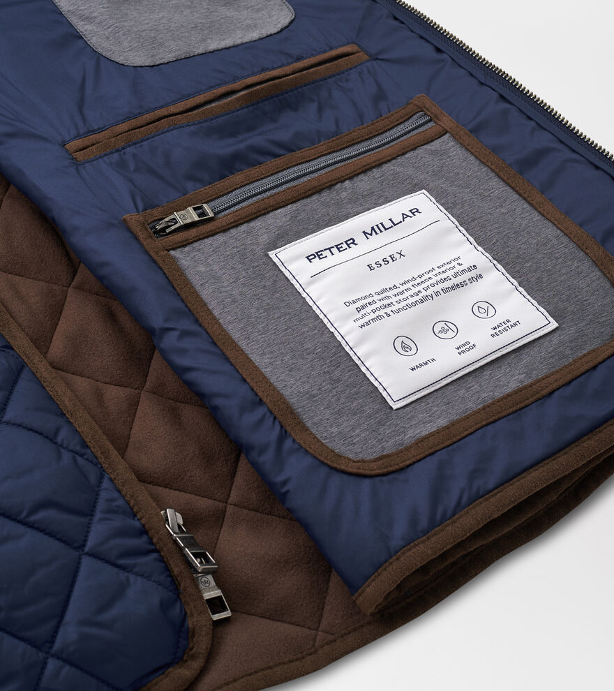 Essex Quilted Travel Gilet image number 8