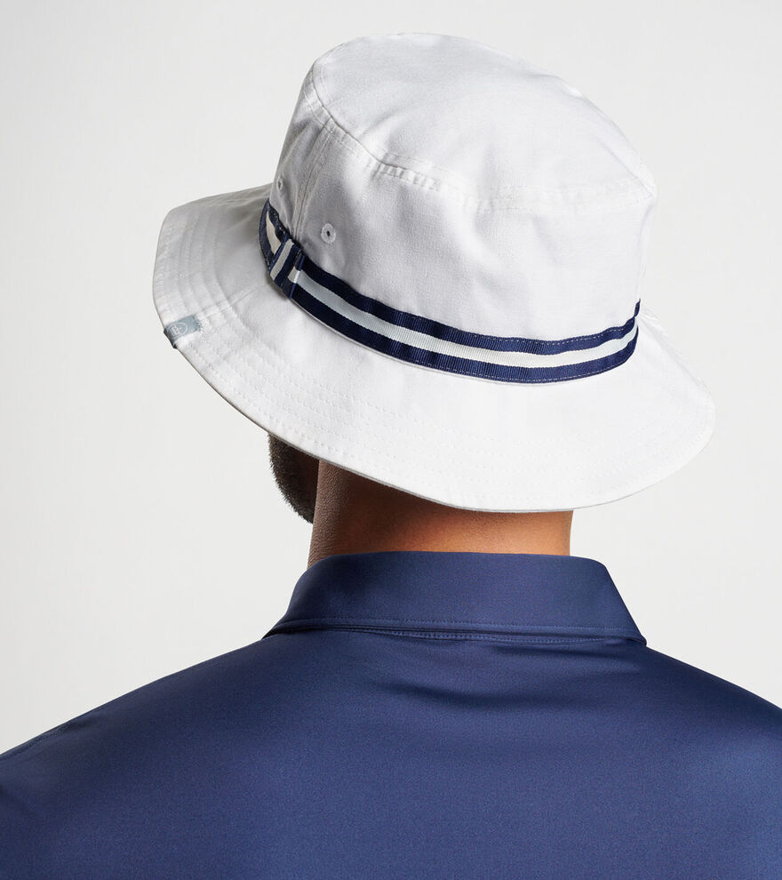 Peter Millar Crown Seal Oxford Bucket Hat image number 4