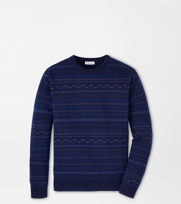 Midnight Fairisle Crewneck Jumper