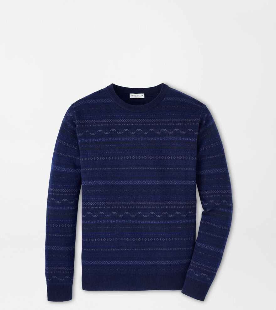 Midnight Fairisle Crewneck Jumper image number 1