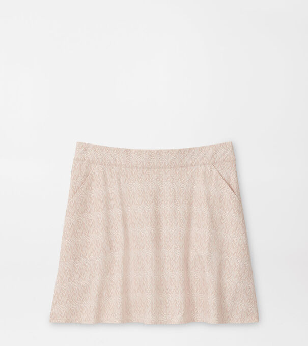 Herringbone Print Sally Trim Skort