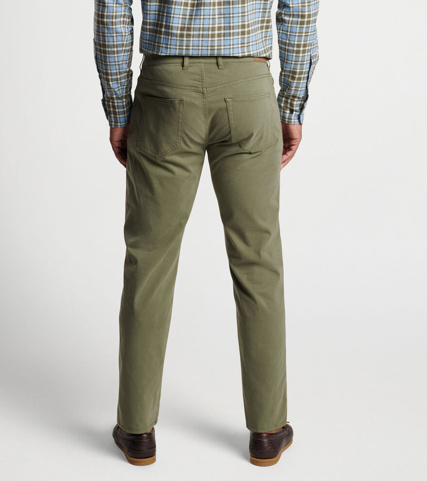 Signature Sateen Five-Pocket Trouser image number 3