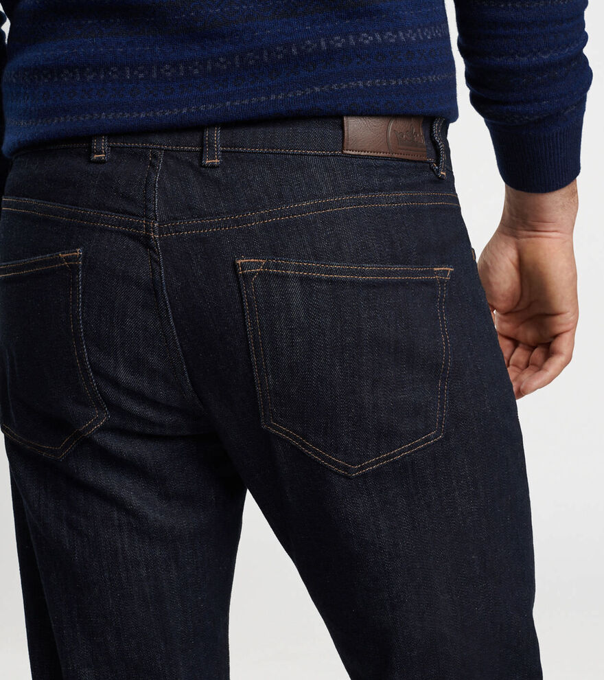 Vintage Washed Five-Pocket Denim image number 4