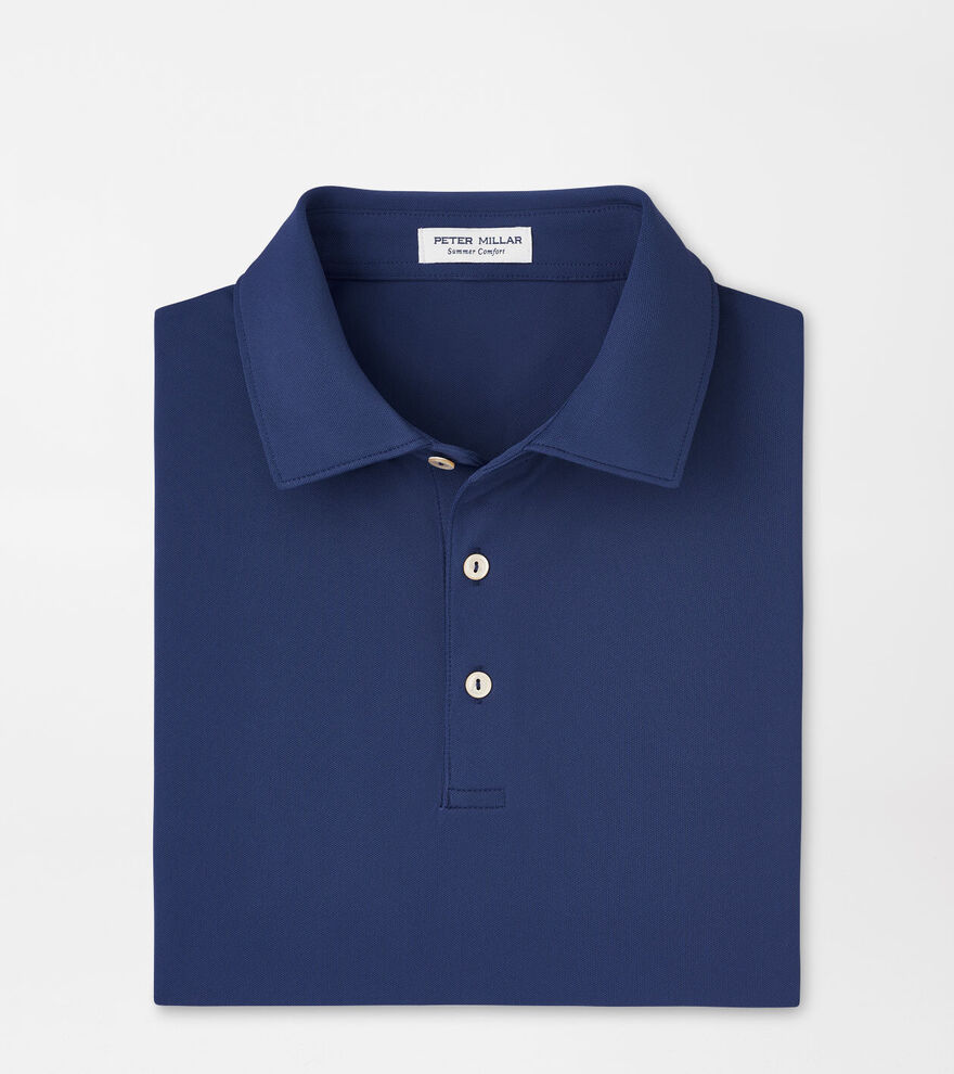 Solid Performance Mesh Polo image number 1