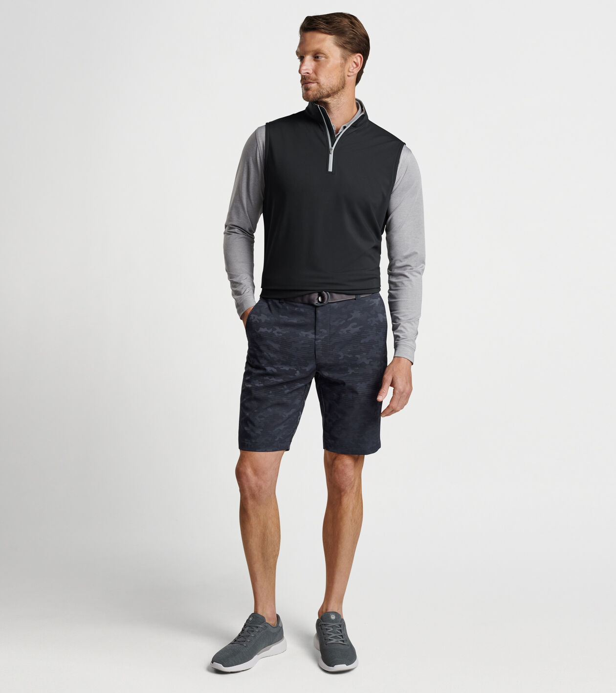 Galway Stretch Loop Terry Quarter-Zip Gilet