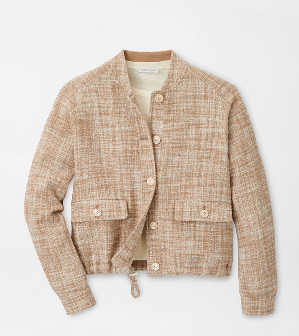 Valletta Tweed Effortless Bomber Jacket