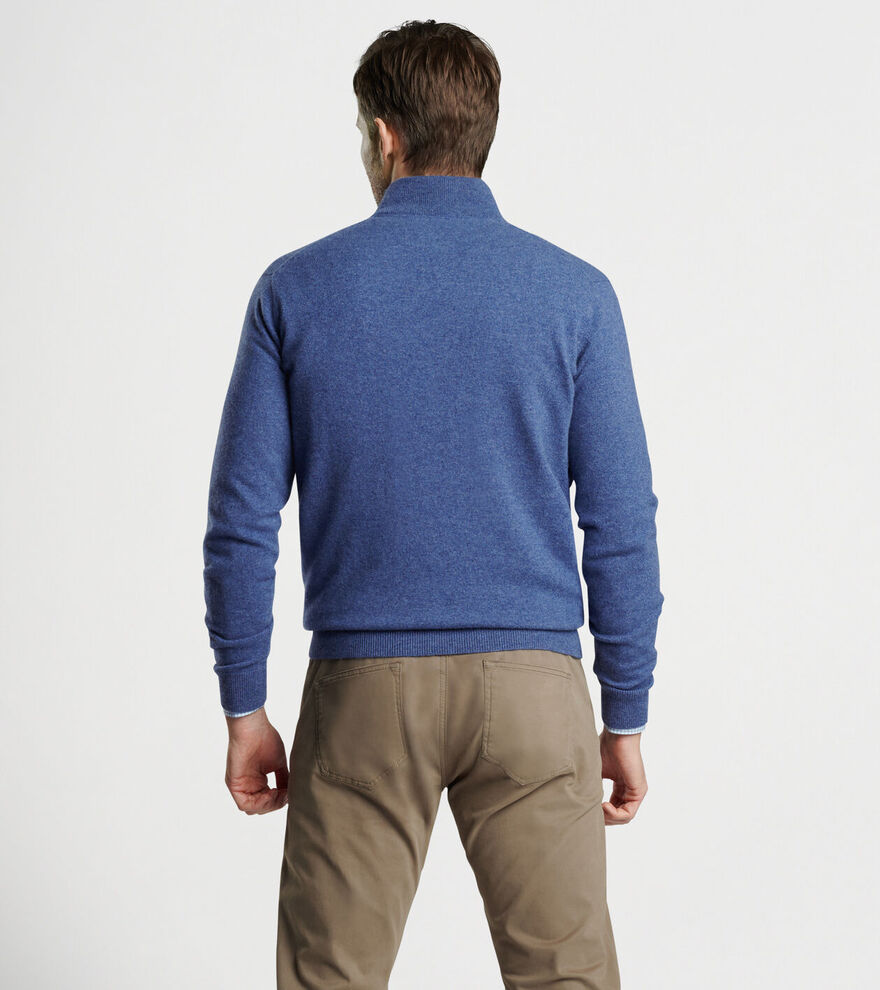 Artisan Crafted Cashmere Flex Quarter-Zip image number 4