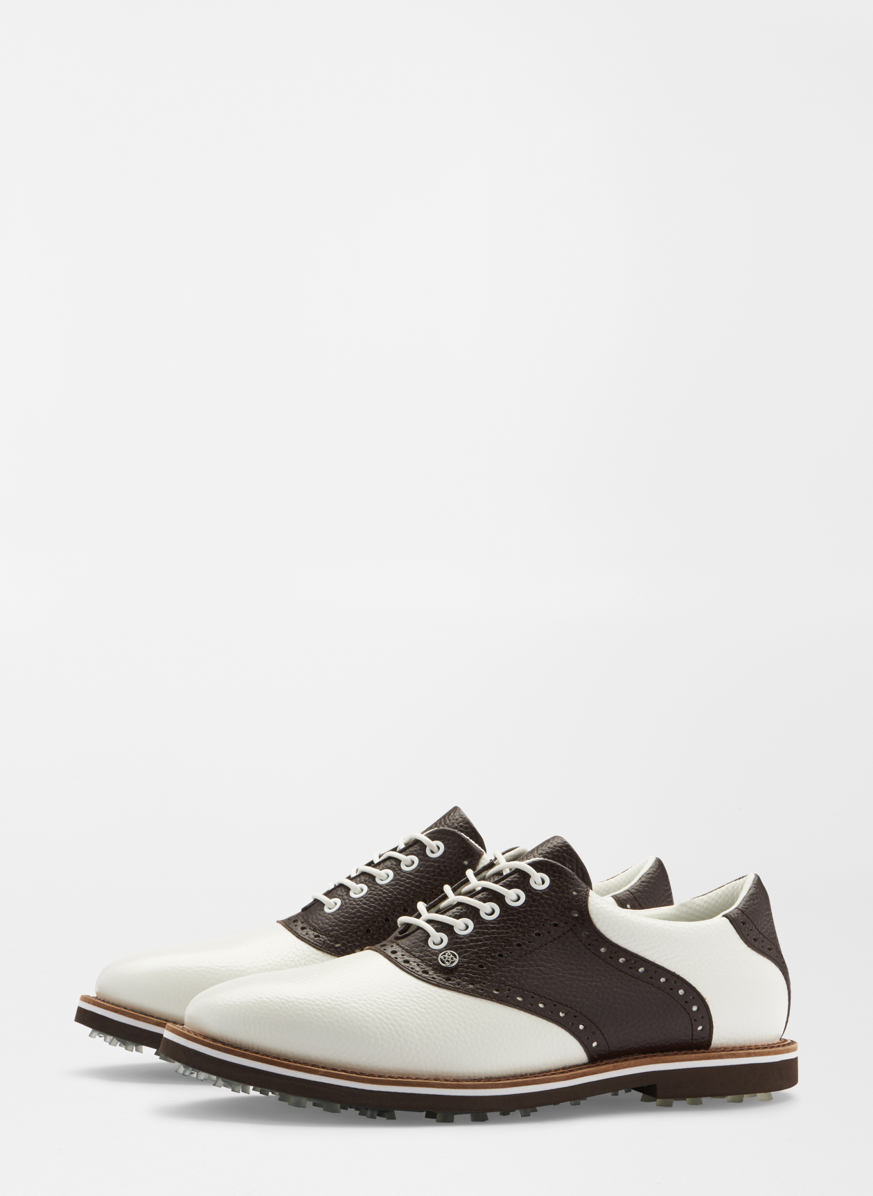 Mens saddle oxford hot sale golf shoes